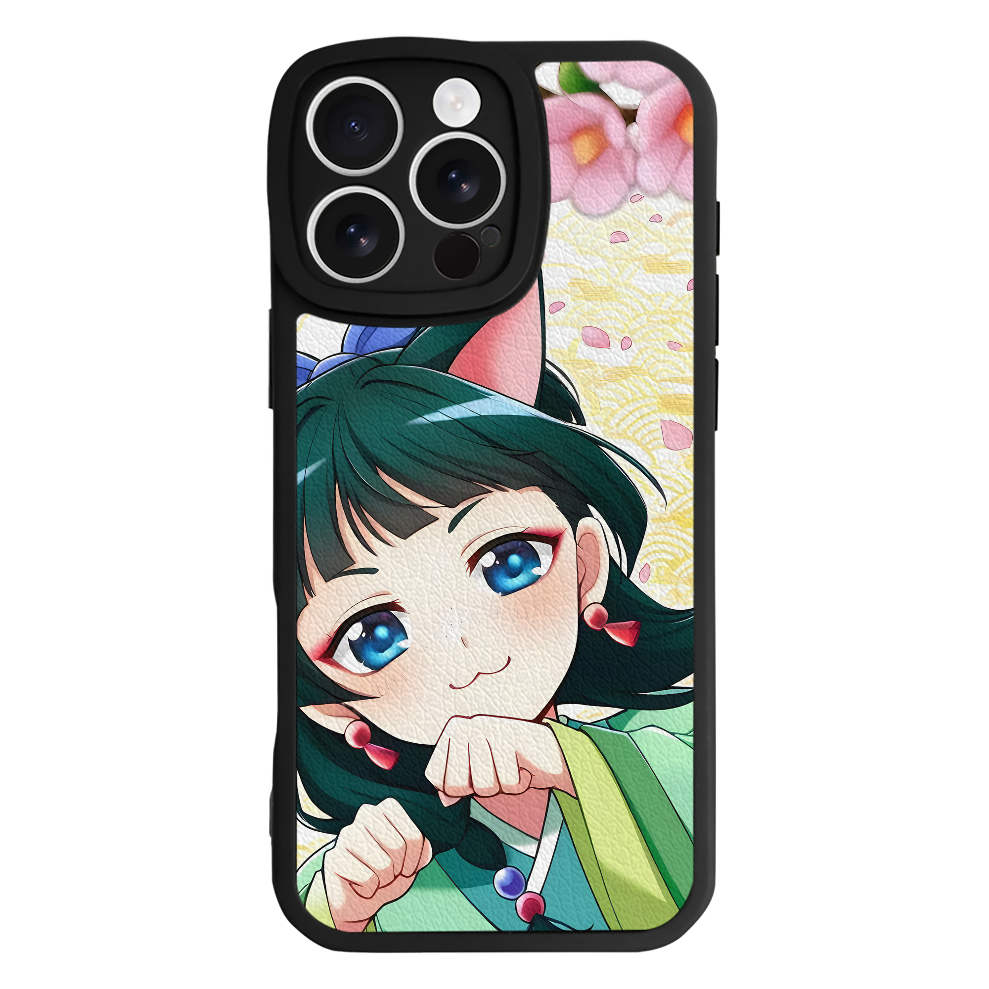 （画像用） 薬屋のひとりごと The Apothecary Diaries 【iPhone 16シリーズ対応】シリコンスマホケース（レザー調） 材質：シリコン